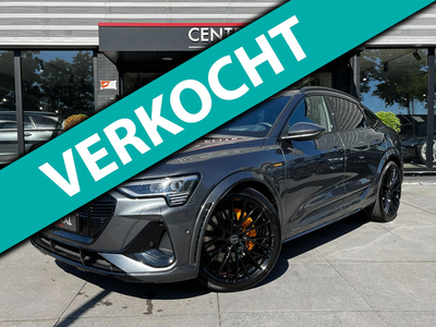 Audi E-tron Sportback S Quattro 95 kWh 503PK|Pano|B&O|360Camera|HUD|Memory|ACC|Carplay