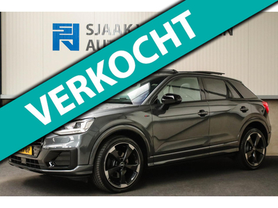 Audi Q2 1.4 TFSI CoD Sport Pro Line S S-line 150pk S-Tronic! 1e Eig|DLR|Panoramadak|LED Matrix|3D Knippers|Leder|Black|19|Trekhaak