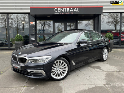 BMW 5-serie 520i High Exe Luxury 184PK|Schuifdak|Camera|Memory|Ambient Light|Leder|NL-Auto