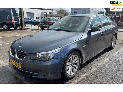 BMW 5-serie 523i Lerenbekleding Groot Navi Android Schuif/kanteldak Automaat Mooi!