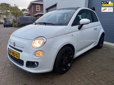 Fiat 500 0.9 TwinAir Sport/Cabrio/Navi/Airco/AUX/PDC/Mooie