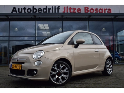 Fiat 500 0.9 TwinAir Turbo Automaat 500 S ECC Half Leder