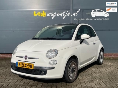 Fiat 500 1.2 Lounge *airco *panorama *perfect onderhouden