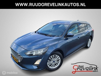 Ford Focus Wagon 125 PK H6 Titanium Navigatie DonkerGlas