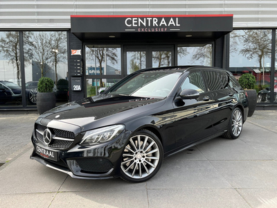 Mercedes-Benz C-klasse Estate C43 450 AMG 4MATIC 367PK|Pano|Burmester|Recaro|360Camera|Memory