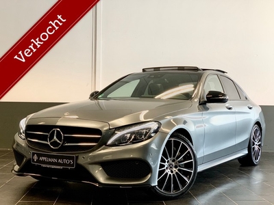 Mercedes C-klasse 250 AMG Night Edition Plus | Camera | Pano | Burmester | Dodehoek |