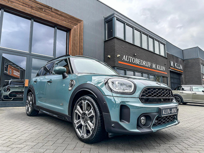 Mini Mini Countryman 2.0 Cooper S E ALL4 220pk Sage green/bruin leer/pano/camera/15.000km