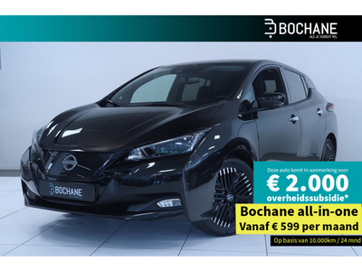 Nissan LEAF 39 kWh N-Connecta | Facelift | Navi | LED | PDC + 360 camera | Clima | Cruise | Stoelverw.| all-seasons | 100% ELEKTRISCH !