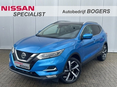 Nissan QASHQAI 1.3 DIG-T Tekna Navigatie, Panoramadak, Half