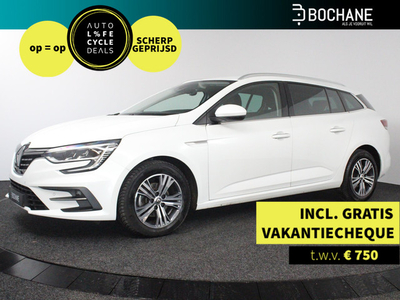 Renault Mégane Estate 1.3 TCe 140 EDC Intens AUTOMAAT | TREKHAAK | 1700KG TREKGEWICHT | LICHTMETALEN VELGEN MET ALL SEASON BANDEN | NAVIGATIE | PARKEERSENSOREN VOOR-EN ACHTER