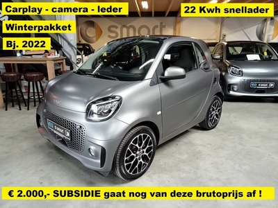 Smart Fortwo EQ Comfort PLUS 22 Kwh snellader (bj 2022)