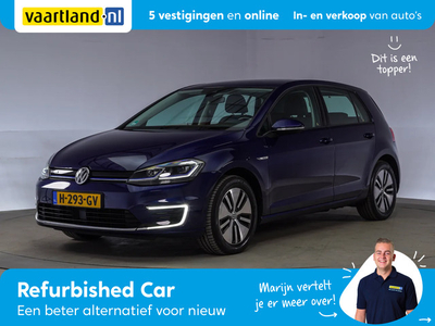 Volkswagen e-Golf E-DITION [ Virtual cockpit Nav + cam Warmtepomp ]