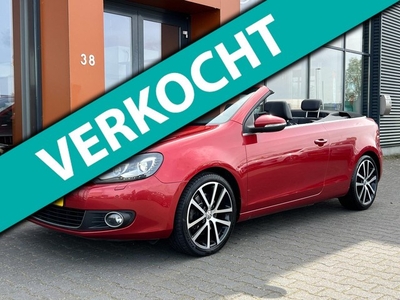 Volkswagen Golf Cabriolet 1.4 TSILeerStoelverwClimaNavi