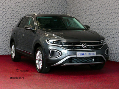 Volkswagen T-Roc 1.5 TSI 150PK STYLE PLUS ALCANTARA IQ. ELEK.KLEP ADAP.CRUISE VIR.COCKPIT CAMERA STOEL/STUUR VERW. 17''LMV 10/2023 70 BIJNA NIEUWE VOLKSWAGEN'S UIT VOORRAAD LEVERBAAR