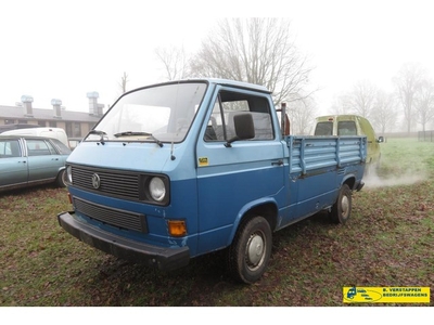 Volkswagen Transporter T3 1.6D PICK-UP WINTER PROJECT MET SLAPEND KENTEKEN !!! ZIE OMSCHRIJVING !!!