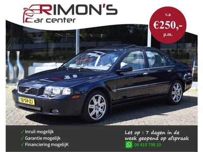 Volvo S80 2.5T Momentum Graphite Aut Navi leder