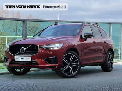 Volvo XC60 T8 TE HYBRID R-DESIGN AUTOMAAT Panoramadak, Lederen sportstoelen, 360 graden parkeercamera, Harman Kardon, Gelamineerde en getinte ramen, Trekhaak semi elektrisch inklapbaar, Stoelverwarming, Stuurverwarming