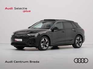 Audi Q8 e-tron 50 quattro 340pk Advanced Edition 95 kWh Panorama Navigatie Luchtvering Stoelverwarming Camera