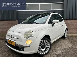 Fiat 500 1.2 Lounge panodak / Lederen bekleding