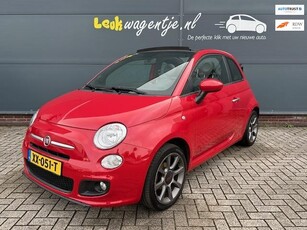 Fiat 500 C 1.2 500S Cabrio *perfect onderhoud *VERKOCHT *