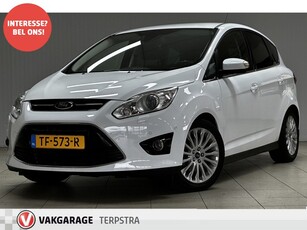 Ford C-MAX 1.0 Titanium/ Bi-Xenon!/ 16''LMV/ Keyless GO/ Clima/ Navi/ Cruise/ Bluetooth/ Multi.LEDER.Stuur/ Elek.Pakket/ Isofix/ PDC V+A.