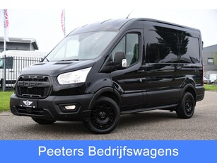 Ford Transit 350 2.0 TDCI L2H2 Black Edition Camera, Cruise, Carplay, Automaat, Sensoren, Trekhaak, Stoelverwarming, Multimedia