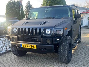 Hummer H2 6.0 V8 Youngtimer Zwart 6-Persoons INCL BTW