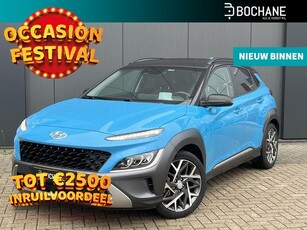 Hyundai Kona 1.6 GDI HEV Premium Sky Trekhaak Leder