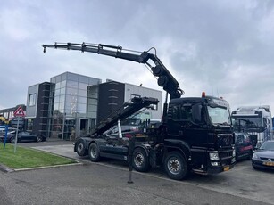 MAN TGS 35.440 8X2-4 + HIAB 220C-5 REMOTE + CABLE LIFT