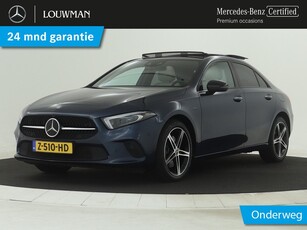 Mercedes-Benz A-Klasse 250 e Sedan Limited | Panoramadak | 360 Camera | Distronic | Multibeam LED | Stoelverwarming/-Verkoeling | Memory Seats | Sfeerverlichting | Inclusief 24 maanden Mercedes-Benz Certified garantie voor Europa.