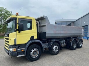 Scania 124-400 / 8X4 / TIPPER / BIG AXLE / FULL STEEL /