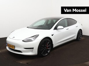 Tesla Model 3 Performance 75 kWh | Leder | Panorama Dak | Carbon details | Audio Premium | Keyless Go+Entry | 20''Inch Lichtmetalen Velgen | 12 Maand BOVAG Garantie! |