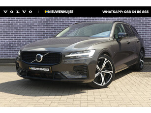 Volvo V60 T6 Recharge AWD Plus Dark Long Range | Elektr. Panoramadak | Trekhaak | 19