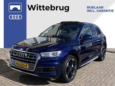 AUDI Q5 2.0 TFSI quattro Sport Pro Line / AUTOMAAAT/ TREKHAAK/ PANO/ LUCHTVERING / PARK. SENSOREN/ 250 PK/ CRUISE/ BLUETOOTH/ NAVI/ CLIMA/ 20