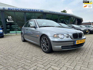 BMW 3-serie Compact 316ti Black&Silver,Nieuwe APK, Airco, Xenon, Multimedia scherm, Inruil mogelijk.