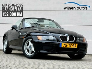 BMW Z3 Roadster 1.9/ 152.000 km/ APK 7-2025/Black & Tan