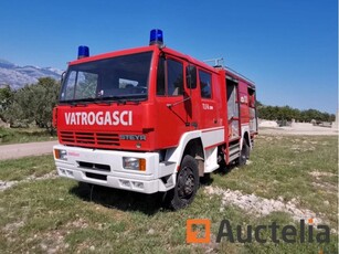 Brand vrachtwagen Steyr 12S21 4XR