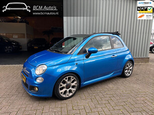 Fiat 500 C 0.9 TwinAir Turbo 500S Cabrio Virtual Dash Navi Airco Blu Italia Sport Pakket