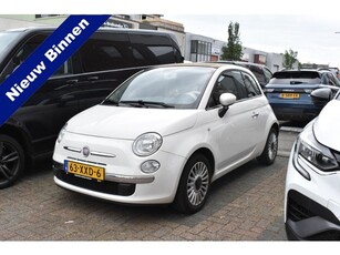 Fiat 500C 0.9 TwinAir Lounge Cabrio Leer interieur