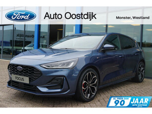 Ford Focus 1.0 EcoBoost Hybrid ST Line 125PK Automaat Sync4 Groot Scherm Adaptieve Cruise Winterpack Blind Spot Camera Navi Keyless Full Led 18'' Inch Velgen *Compleet*