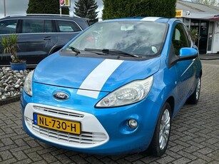 Ford Ka 1.2 Limited 2010 Blauw / Wit Stuurbekrachtiging