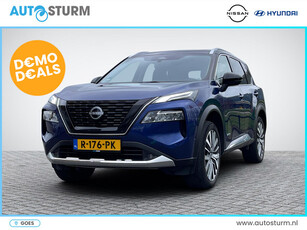 Nissan X-Trail 1.5 e-4orce Tekna Plus 4WD 7p. | Panoramadak | Stuur- + Stoelverwarming | Head-Up Display | BOSE Audio | Nappa Leder | Geheugenstoel | Rijklaarprijs!