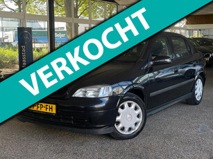 Opel Astra 1.6|Airco|Rijdt en schakelt goed|5deurs|Zwart|Nwe APK|Elektrische ramen