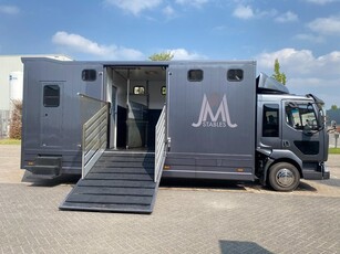 Renault MIDLUM Paardenvrachtwagen 4 Paards * Living * WC *