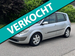 Renault Scénic 1.6-16V Privilège Luxe Automaat*21-03-2025 APK*NAP*Leder*Elektrische schuifdak*Trekhaak*Cruise*Airco*