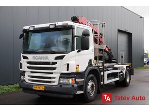 Scania P320 EURO 6 HMF 635 KRAANWAGEN Kipper Retarder