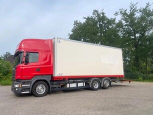 Scania R490 BDF closed double stock box with lift