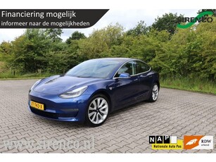 Tesla Model 3 Long Range 75 kWh dual motor autopilot leder