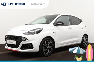 HYUNDAI I10 1.0 T-GDI N Line 5-zits 100pk | Facelift | Navigatie | Camera | Parkeersensoren | Stoel + stuurverwarming |