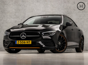 Mercedes-Benz CLA-Klasse 250 4MATIC Orange Art Edition 1 225Pk Automaat (FULL OPTION, PANORAMADAK, HEAD-UP DISPLAY, SFEERVERLICHTING, WIDE SCREENS, BURMESTER, PREMIUM PLUS PAKKET, ELEKTRISCHE STOELEN, KEYLESS ENTRY, NIEUWSTAAT)